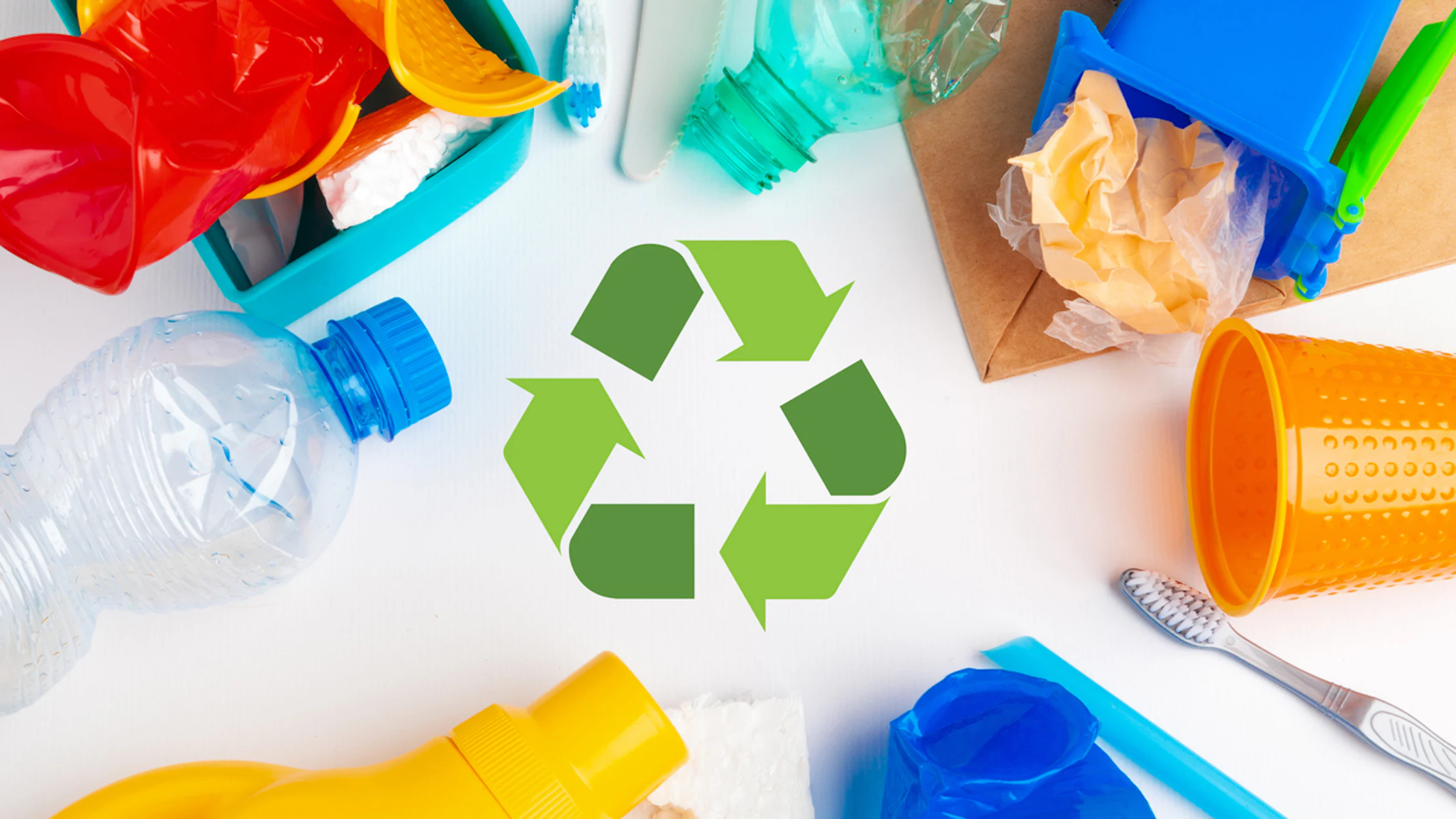 Flessen plastic die circulair gemaakt worden