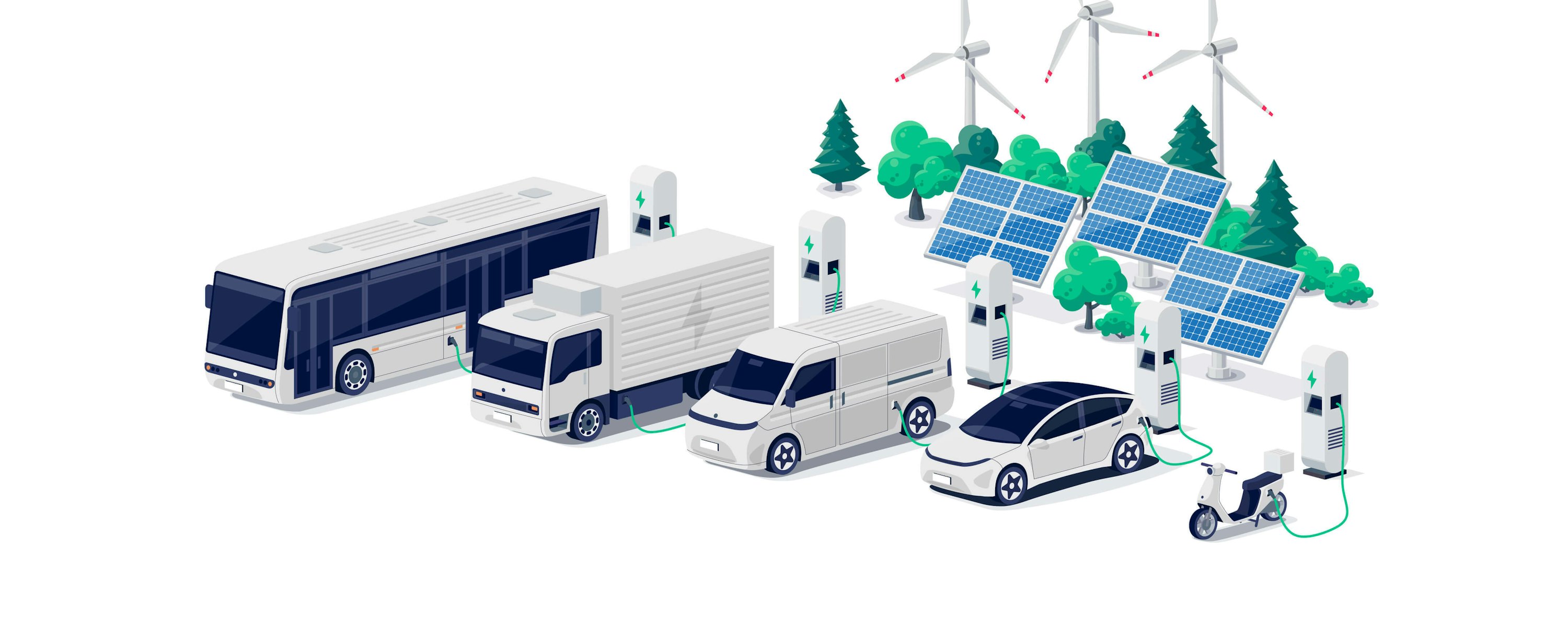 Elektrische voertuigen duurzaam opladen