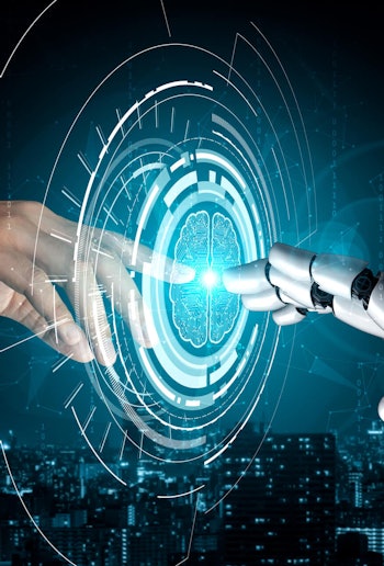 Placeholder for Toekomstig kunstmatige intelligentie robot