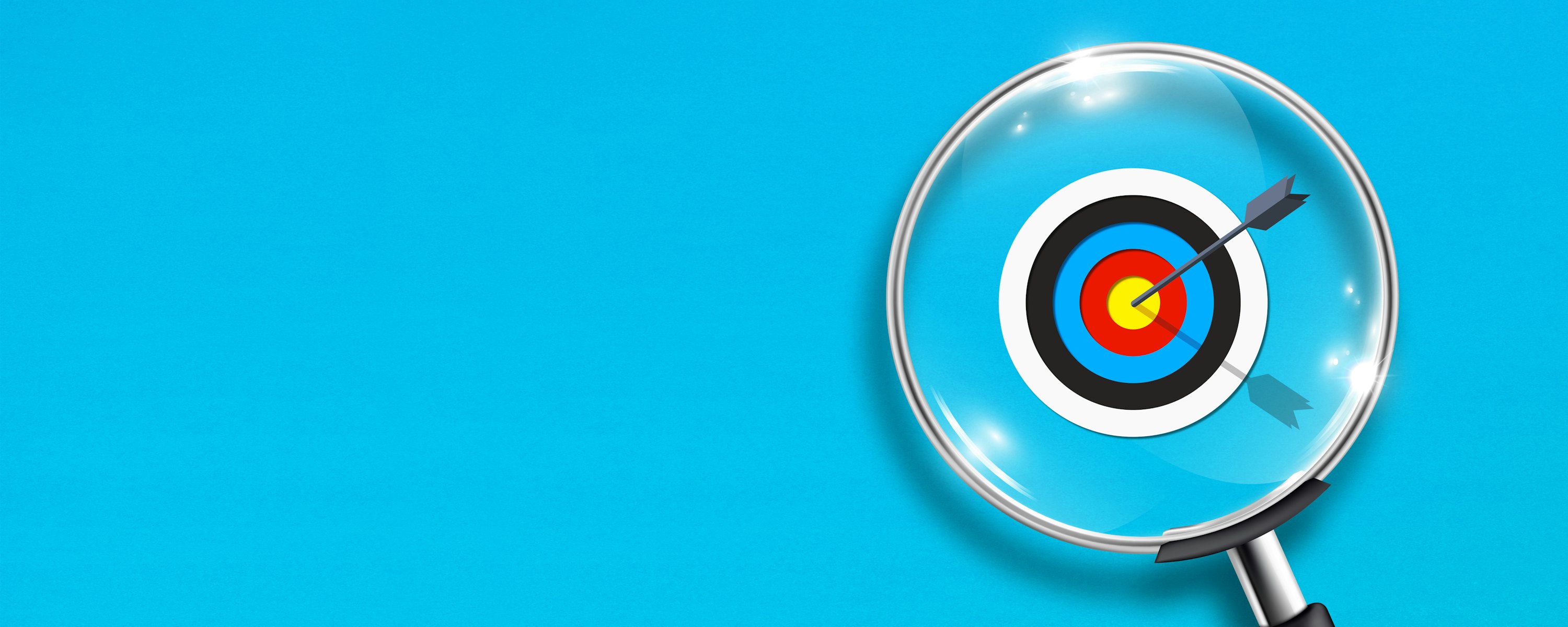 Door vergrootglas zoeken naar oplossing