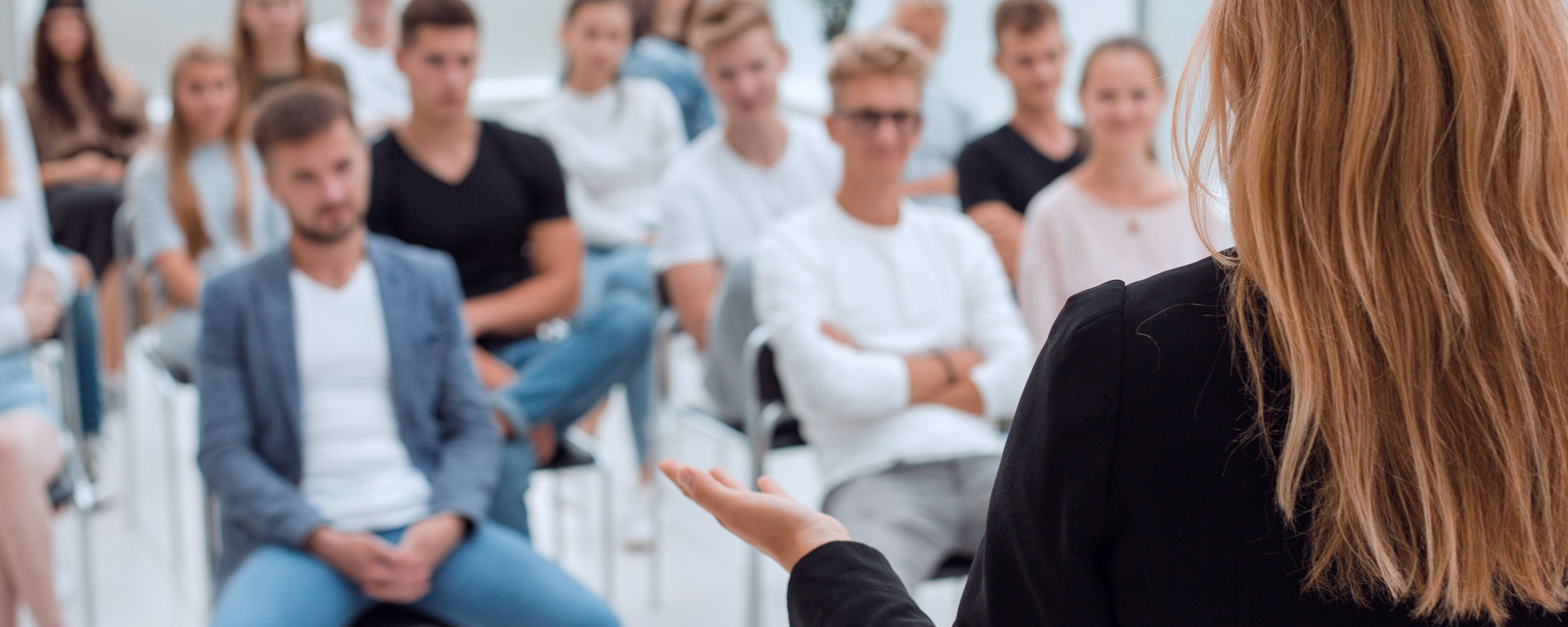 Scholing werknemers in een klas