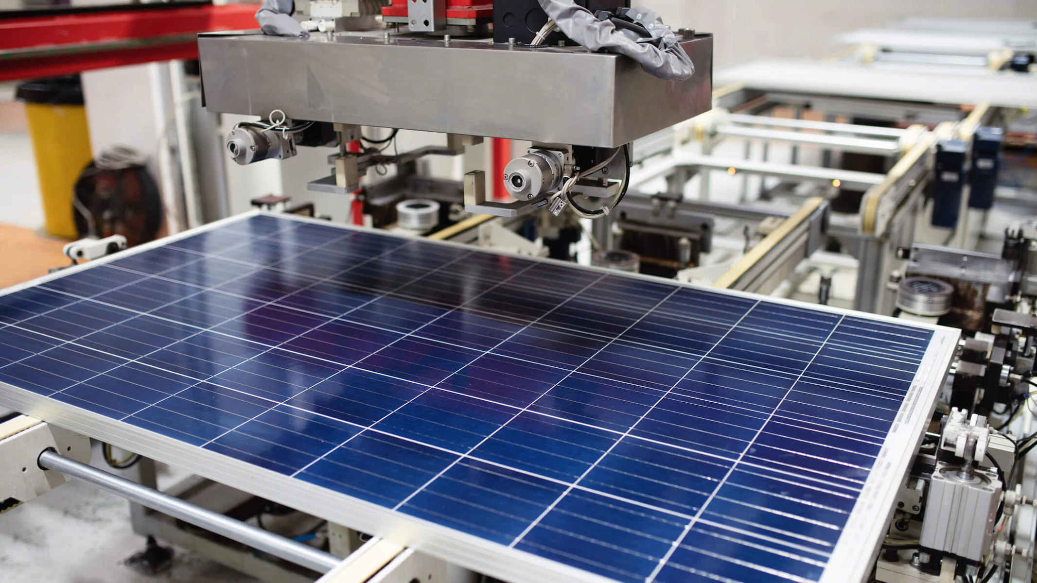 Fabriek productie zonnepanelen