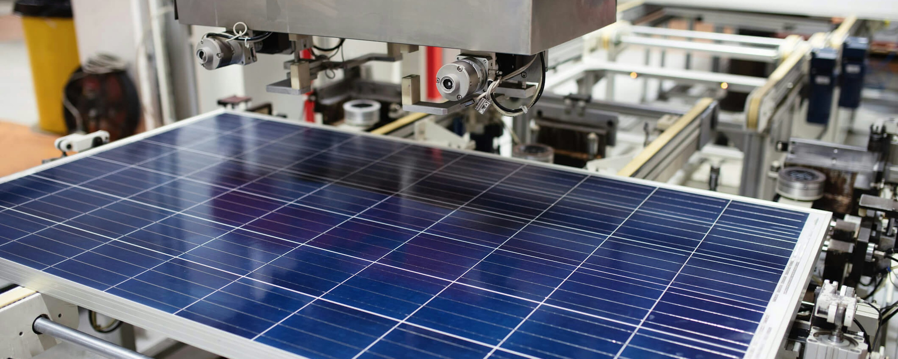 Fabriek productie zonnepanelen