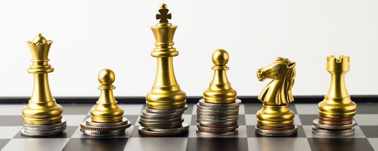 Placeholder for Schaakstukken op geld